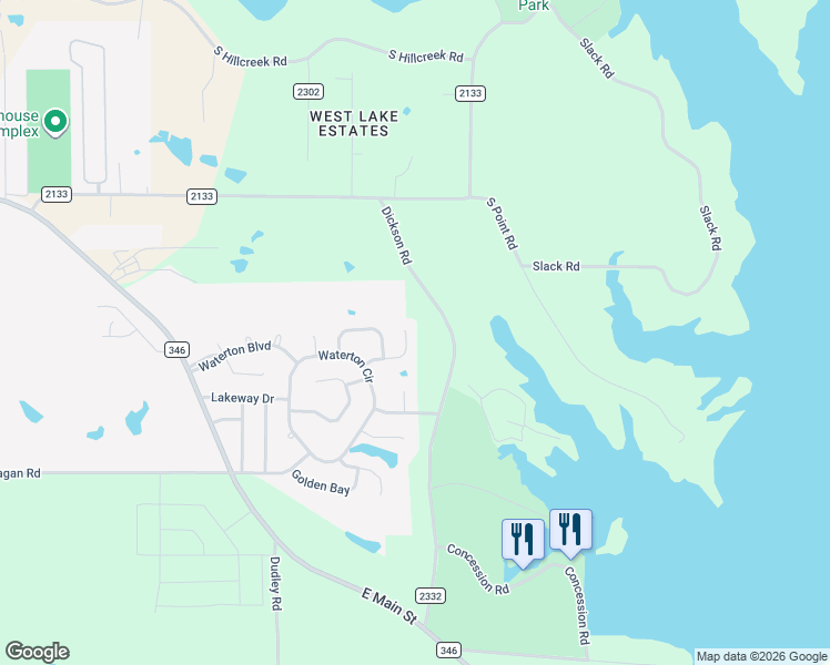map of restaurants, bars, coffee shops, grocery stores, and more near 1814 Topaz Cove in Whitehouse
