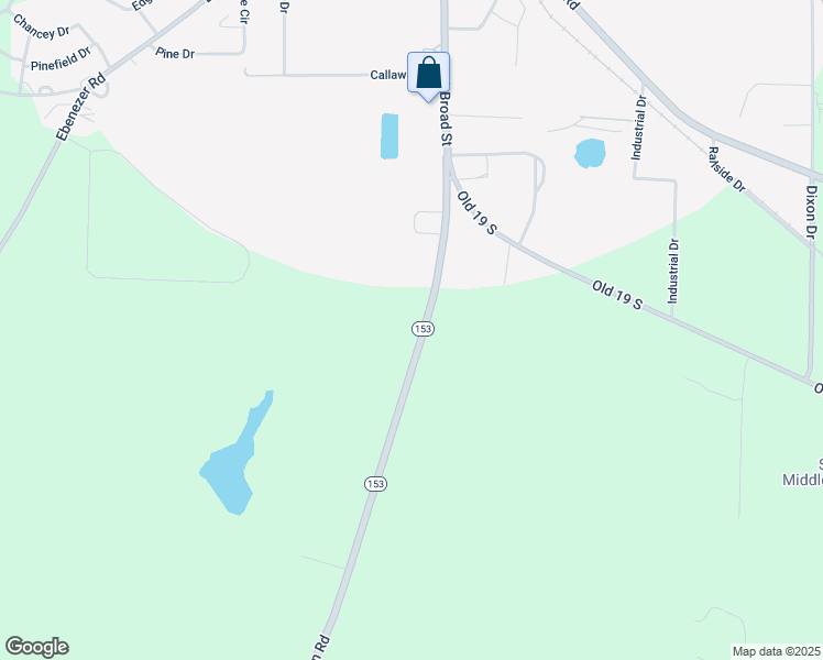 map of restaurants, bars, coffee shops, grocery stores, and more near 425 Georgia 153 in Ellaville