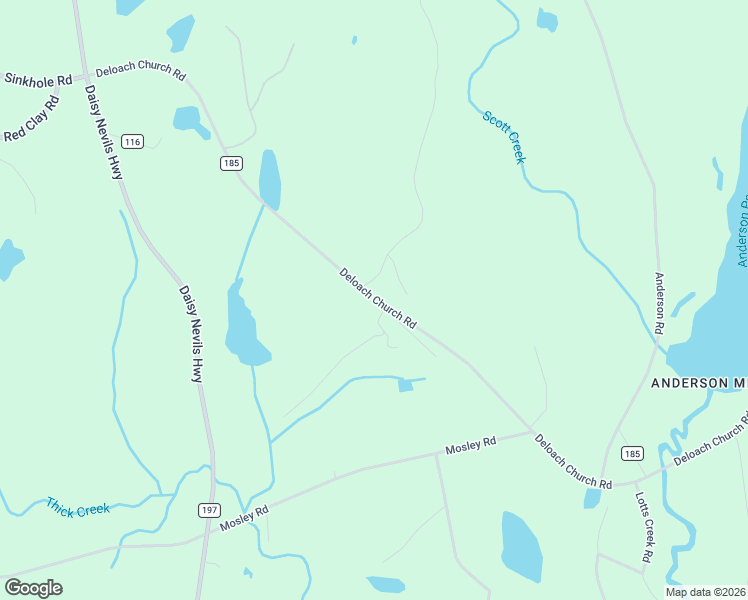 map of restaurants, bars, coffee shops, grocery stores, and more near 4126 County Road 185 in Claxton