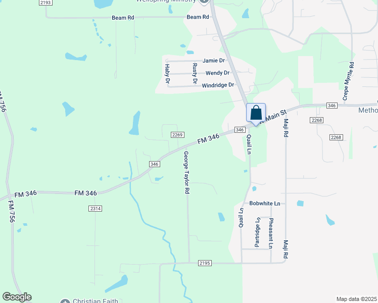 map of restaurants, bars, coffee shops, grocery stores, and more near 17725 County Road 2194 in Whitehouse
