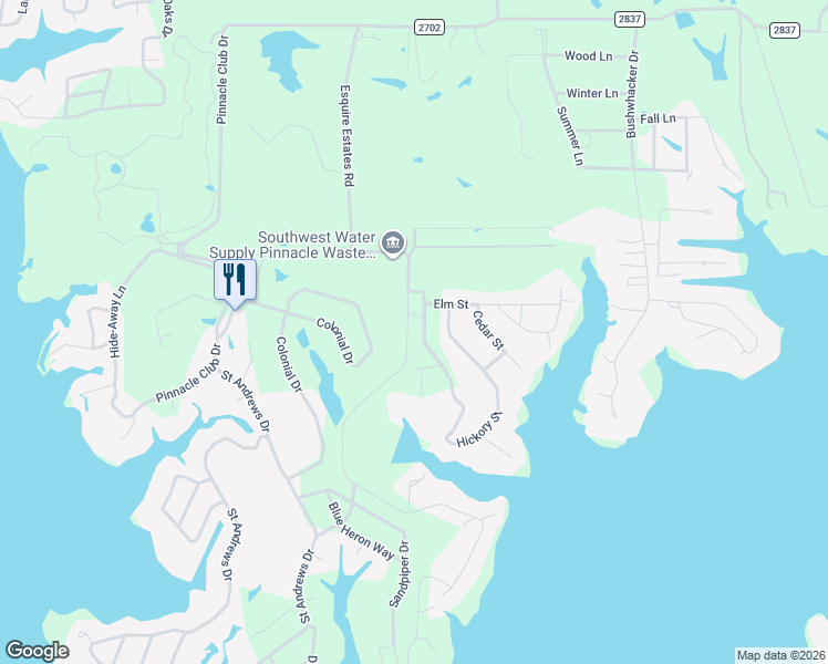 map of restaurants, bars, coffee shops, grocery stores, and more near 194 Hickory Street in Mabank