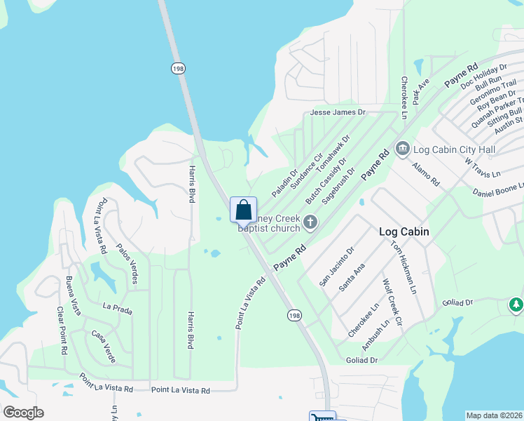 map of restaurants, bars, coffee shops, grocery stores, and more near 14844 Sagebrush Drive in Log Cabin