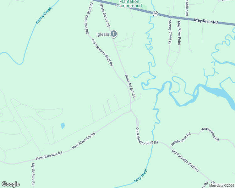 map of restaurants, bars, coffee shops, grocery stores, and more near 150 Palmetto Bluff Road in Bluffton