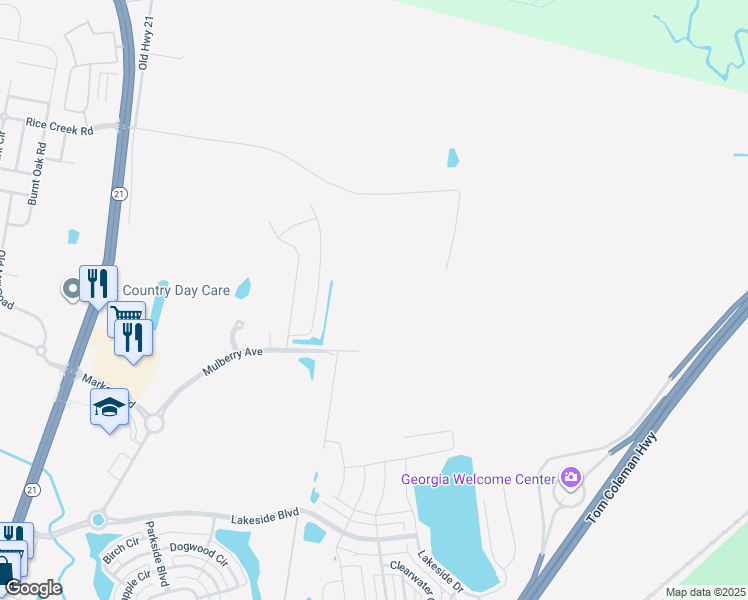 map of restaurants, bars, coffee shops, grocery stores, and more near 507 Plantation Road in Savannah