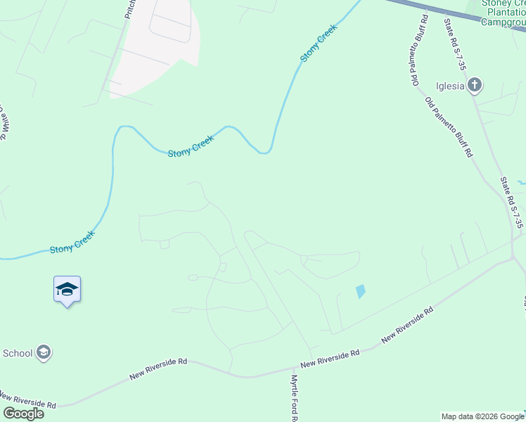 map of restaurants, bars, coffee shops, grocery stores, and more near 51 Old Palmetto Bluff Road in Bluffton
