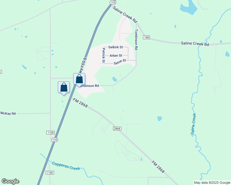 map of restaurants, bars, coffee shops, grocery stores, and more near 17667 County Road 197 in Flint