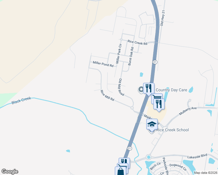 map of restaurants, bars, coffee shops, grocery stores, and more near 6 Noble Jones Court in Port Wentworth
