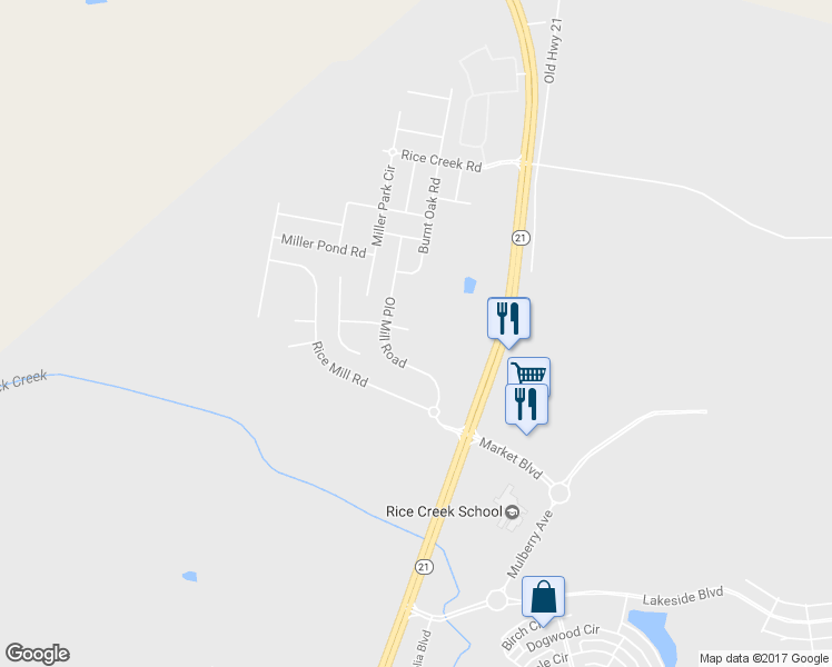 map of restaurants, bars, coffee shops, grocery stores, and more near 10 Goose Neck Court in Savannah