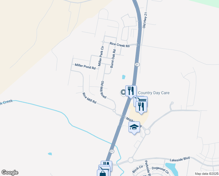 map of restaurants, bars, coffee shops, grocery stores, and more near 10 Goose Neck Court in Savannah