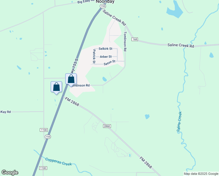 map of restaurants, bars, coffee shops, grocery stores, and more near 17601-17667 County Road 197 in Flint