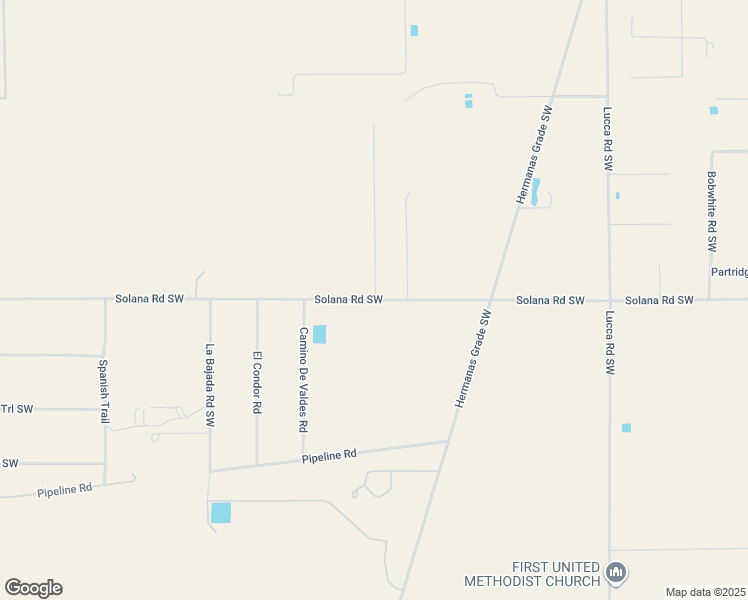 map of restaurants, bars, coffee shops, grocery stores, and more near Solana Road Southwest in Deming