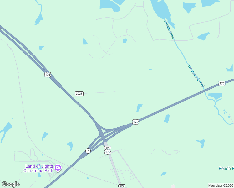 map of restaurants, bars, coffee shops, grocery stores, and more near 5792 County Road 3925 in Athens