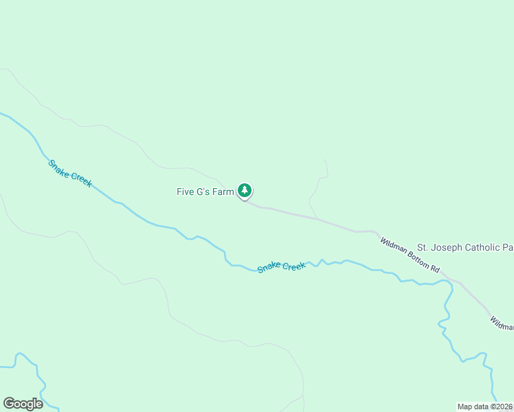 map of restaurants, bars, coffee shops, grocery stores, and more near 116 Wildman Bottom Road in Pittsview