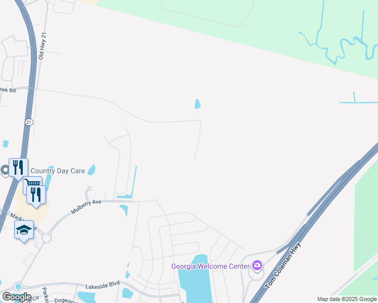 map of restaurants, bars, coffee shops, grocery stores, and more near 507 Plantation Road in Savannah