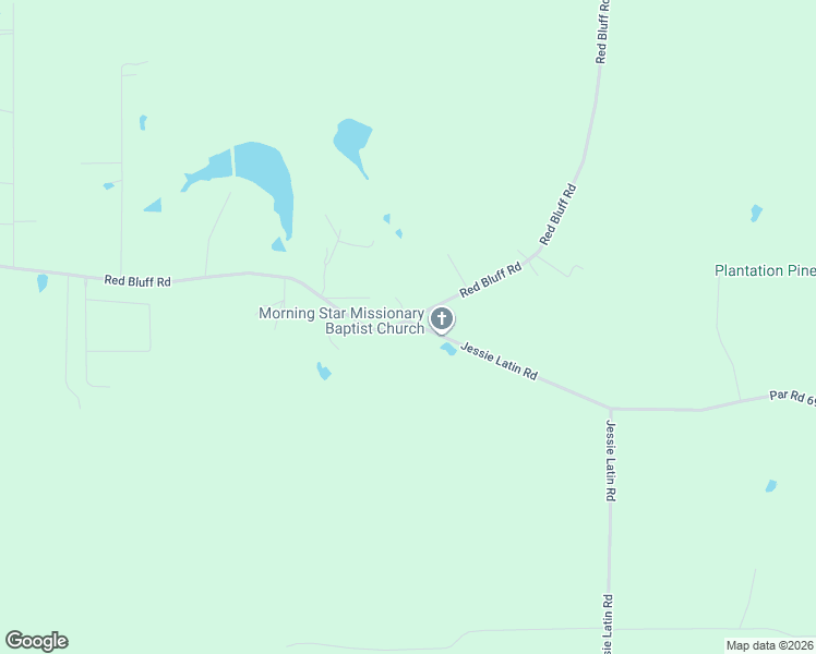 map of restaurants, bars, coffee shops, grocery stores, and more near 2666 Red Bluff Road in Gloster