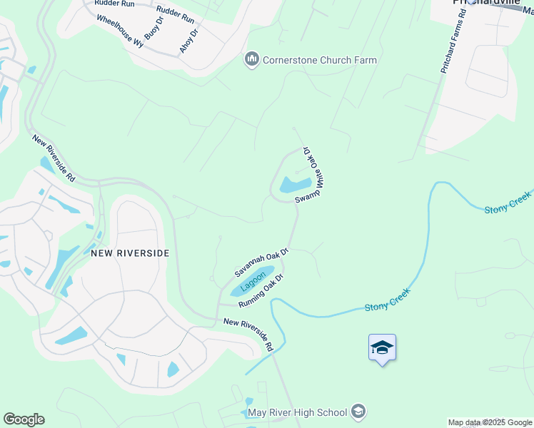 map of restaurants, bars, coffee shops, grocery stores, and more near 9 Post Oak Lane in Bluffton