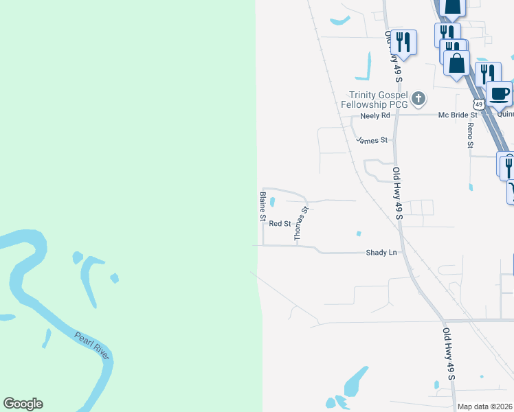 map of restaurants, bars, coffee shops, grocery stores, and more near 280 Blaine Street in Richland
