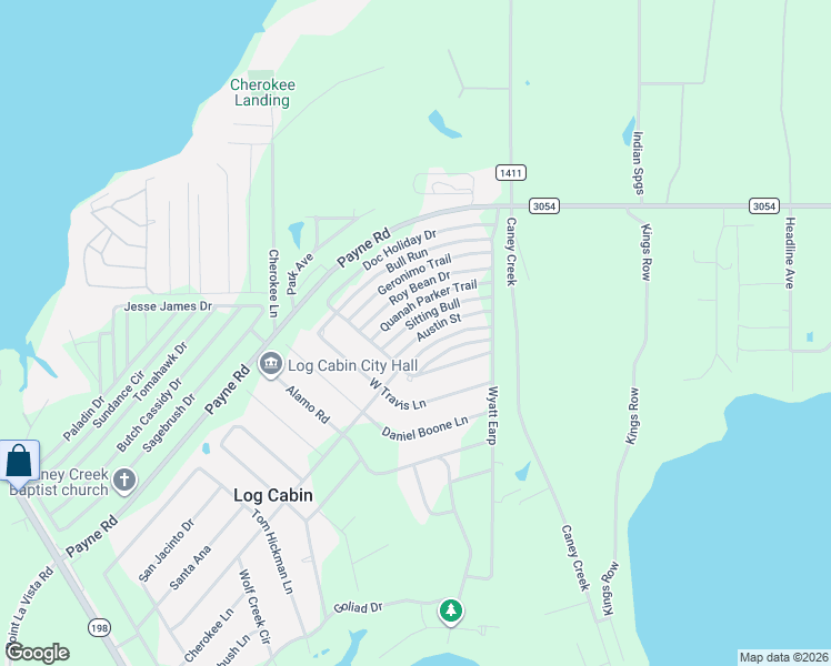 map of restaurants, bars, coffee shops, grocery stores, and more near 13971 Austin Street in Malakoff