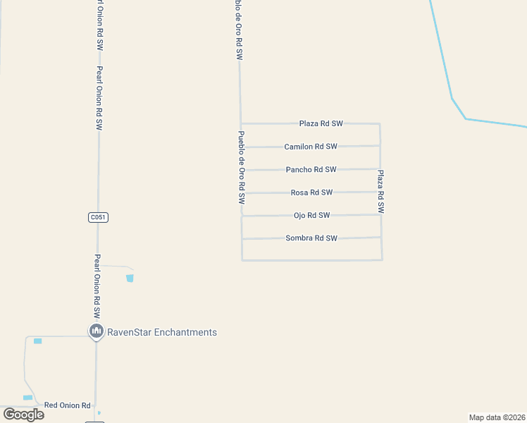 map of restaurants, bars, coffee shops, grocery stores, and more near Sombrero Road in Deming