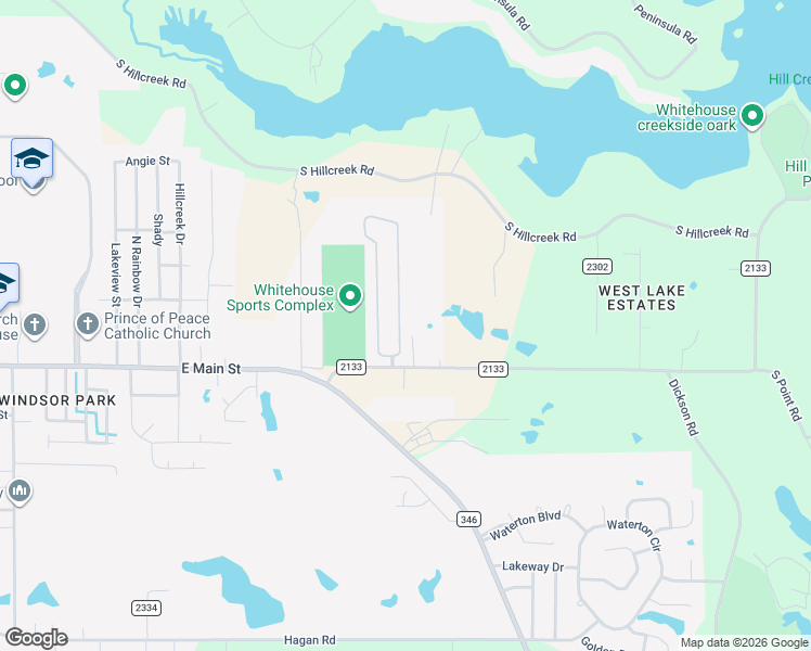 map of restaurants, bars, coffee shops, grocery stores, and more near 112 Amanda Court in Whitehouse