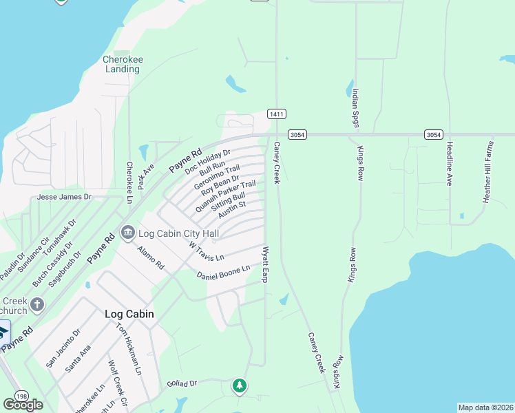 map of restaurants, bars, coffee shops, grocery stores, and more near 13971 Austin Street in Malakoff