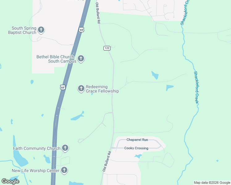 map of restaurants, bars, coffee shops, grocery stores, and more near 602 Bridle Ridge Drive in Tyler