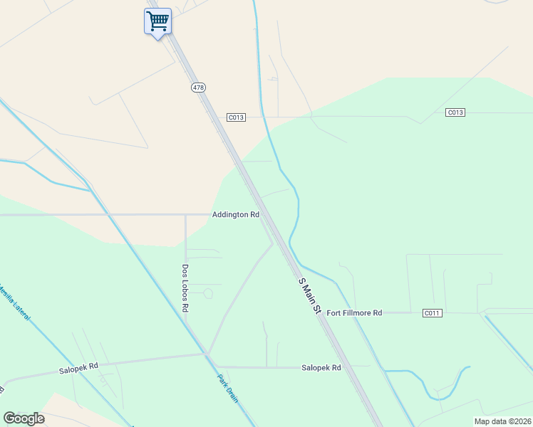 map of restaurants, bars, coffee shops, grocery stores, and more near Main Street in Doña Ana County