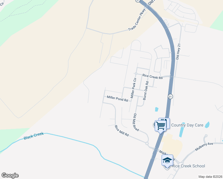 map of restaurants, bars, coffee shops, grocery stores, and more near 20 Miriam Jordan Road in Port Wentworth