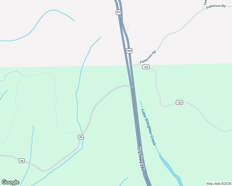 map of restaurants, bars, coffee shops, grocery stores, and more near County Road 46 in Richland