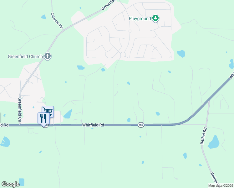 map of restaurants, bars, coffee shops, grocery stores, and more near 150 Greenfield Station in Brandon