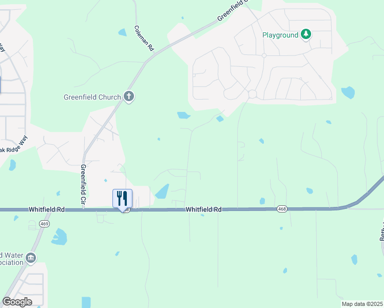 map of restaurants, bars, coffee shops, grocery stores, and more near 254 Hollow Oak Lane in Brandon