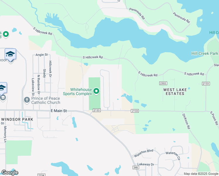 map of restaurants, bars, coffee shops, grocery stores, and more near 201 Amanda Court in Whitehouse
