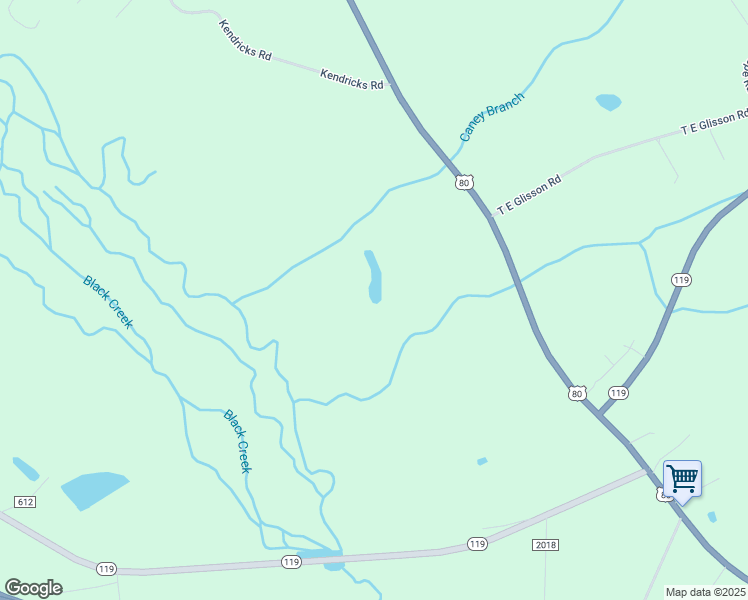 map of restaurants, bars, coffee shops, grocery stores, and more near 1015 U.S. 80 in Brooklet