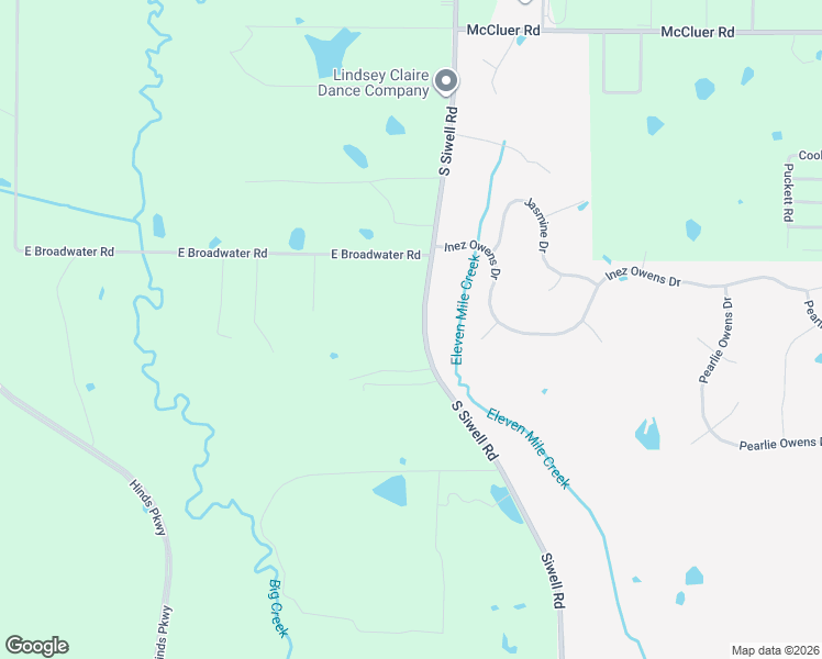 map of restaurants, bars, coffee shops, grocery stores, and more near 4409 South Siwell Road in Jackson