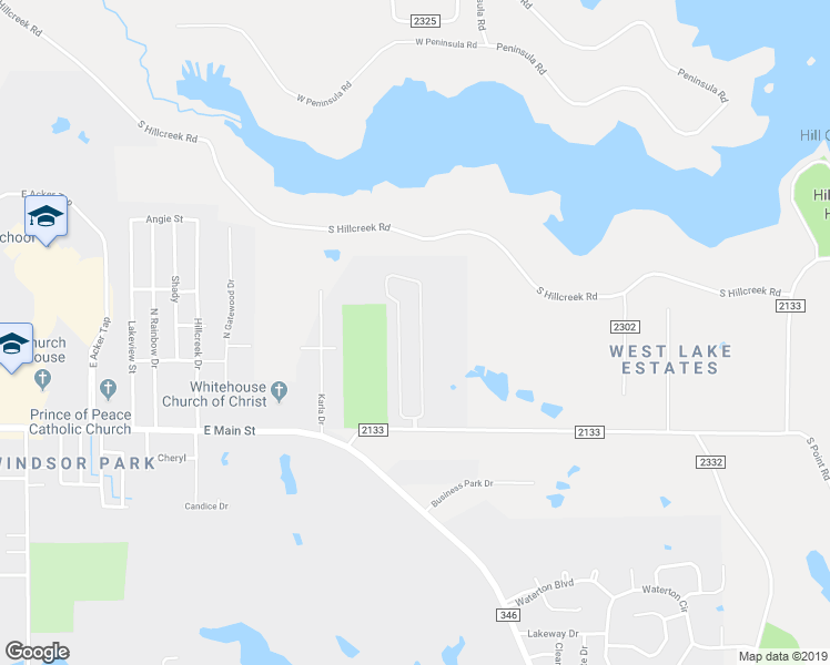 map of restaurants, bars, coffee shops, grocery stores, and more near 203 Amanda Court in Whitehouse