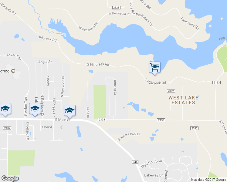 map of restaurants, bars, coffee shops, grocery stores, and more near 205 Amanda Court in Whitehouse