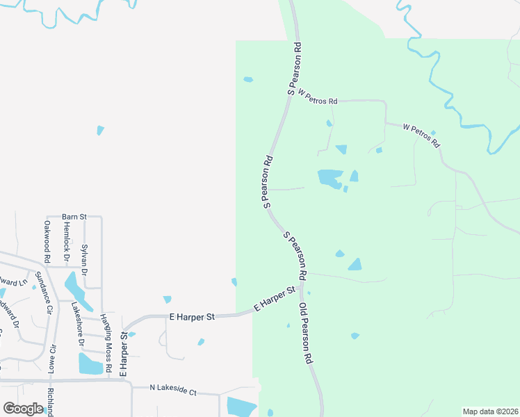 map of restaurants, bars, coffee shops, grocery stores, and more near 2400 South Pearson Road in Pearl