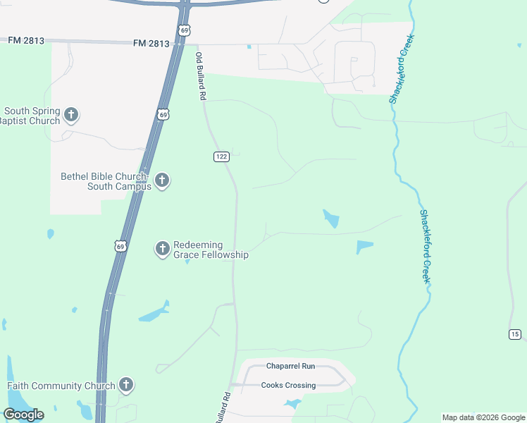 map of restaurants, bars, coffee shops, grocery stores, and more near 309 Bridle Ridge Court in Tyler