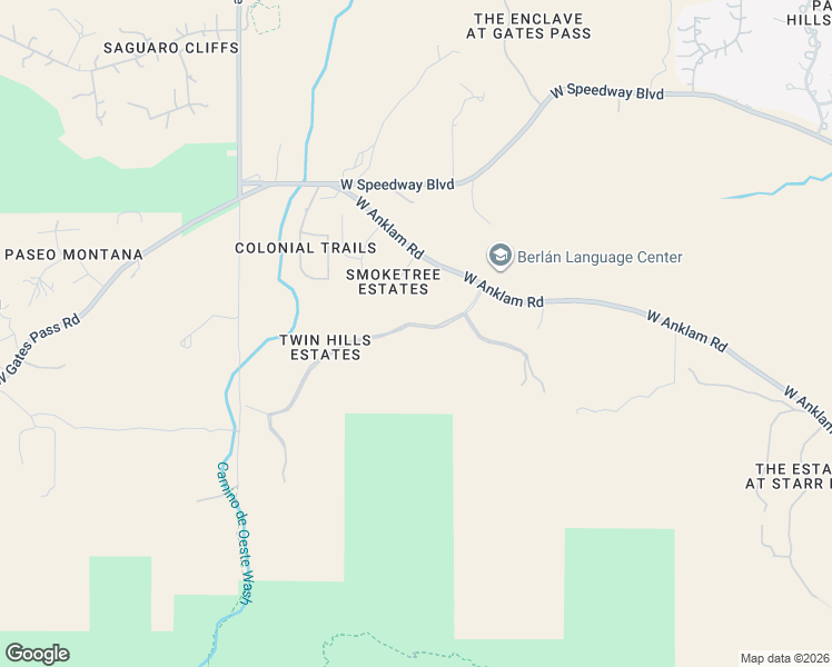 map of restaurants, bars, coffee shops, grocery stores, and more near 4251 West Mountain Side Drive in Tucson