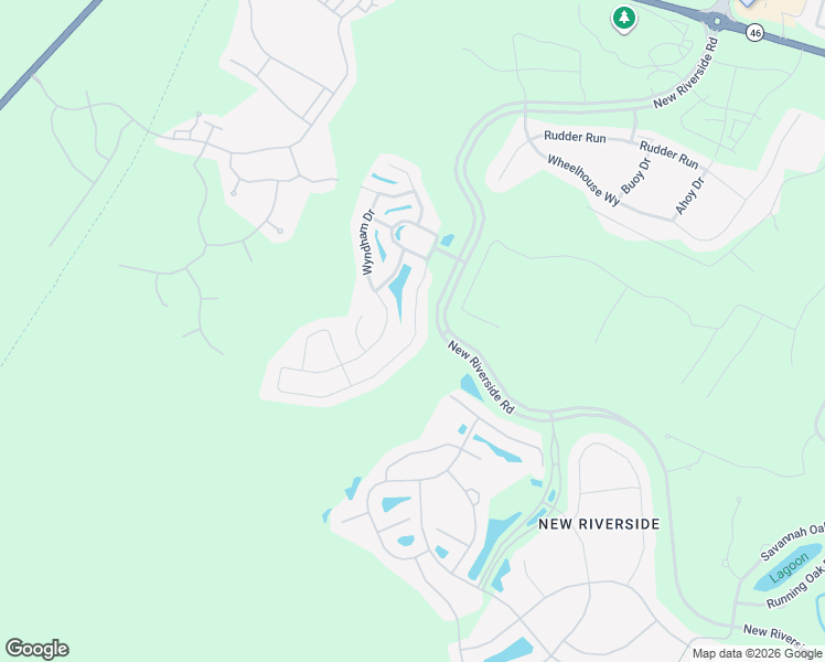 map of restaurants, bars, coffee shops, grocery stores, and more near 98 Grovewood Drive in Bluffton