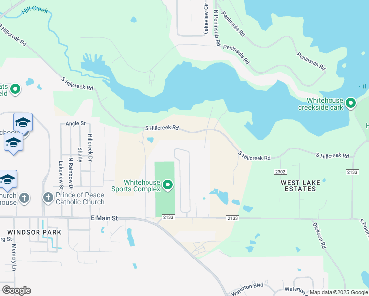 map of restaurants, bars, coffee shops, grocery stores, and more near 222 Amanda Court in Whitehouse