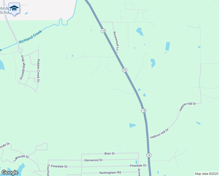 map of restaurants, bars, coffee shops, grocery stores, and more near 146 Thornton Place in Brandon