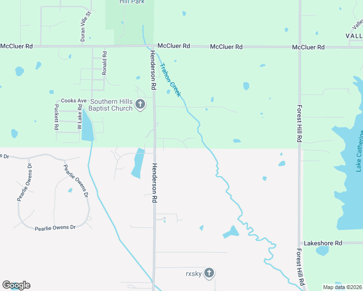 map of restaurants, bars, coffee shops, grocery stores, and more near 1271 Oak Vinyard Drive in Jackson