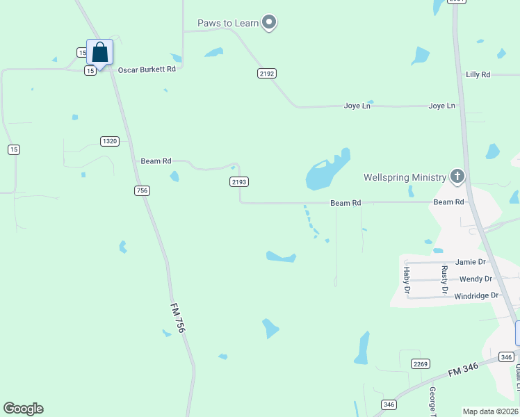 map of restaurants, bars, coffee shops, grocery stores, and more near 7710 County Road 2193 in Whitehouse