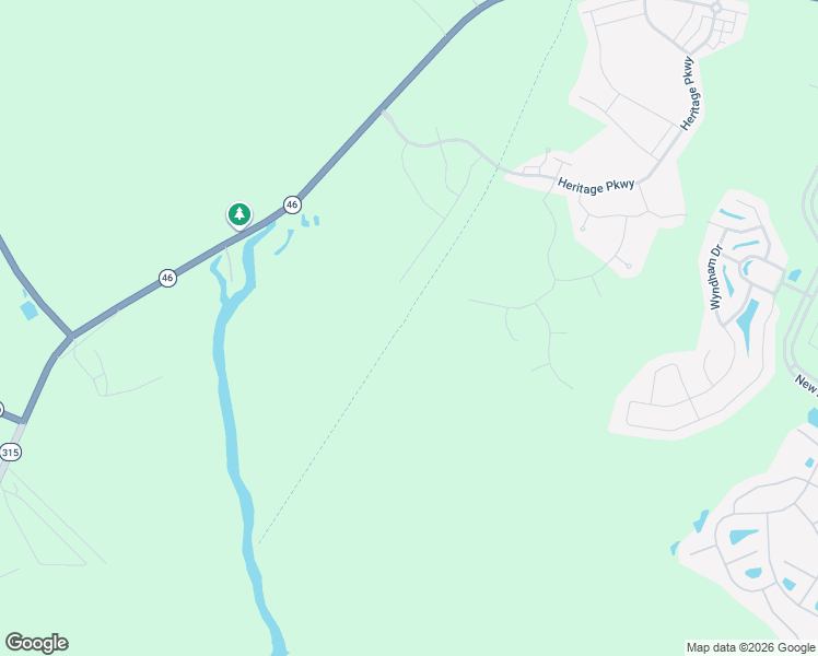 map of restaurants, bars, coffee shops, grocery stores, and more near New River Trail South in Bluffton