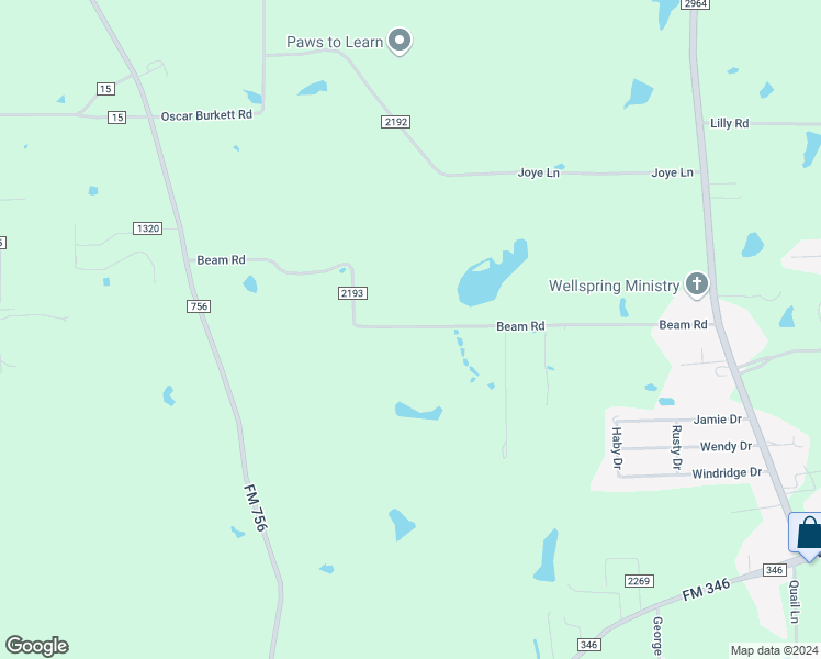 map of restaurants, bars, coffee shops, grocery stores, and more near 7895 County Road 2193 in Whitehouse