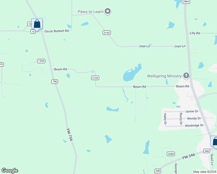 map of restaurants, bars, coffee shops, grocery stores, and more near 7780 County Road 2193 in Whitehouse