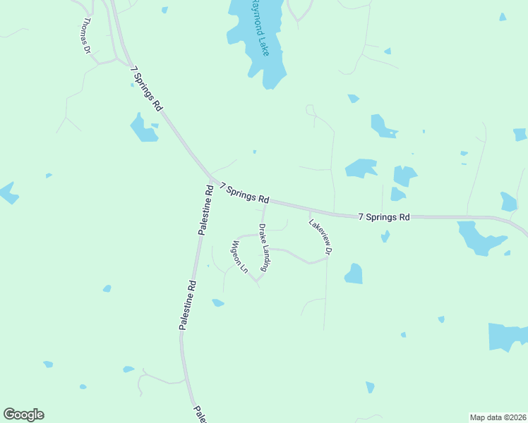 map of restaurants, bars, coffee shops, grocery stores, and more near 2300 7 Springs Rd in Raymond