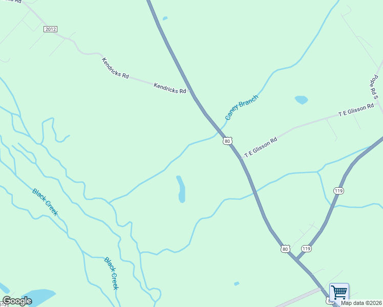 map of restaurants, bars, coffee shops, grocery stores, and more near 1015 U.S. 80 in Brooklet