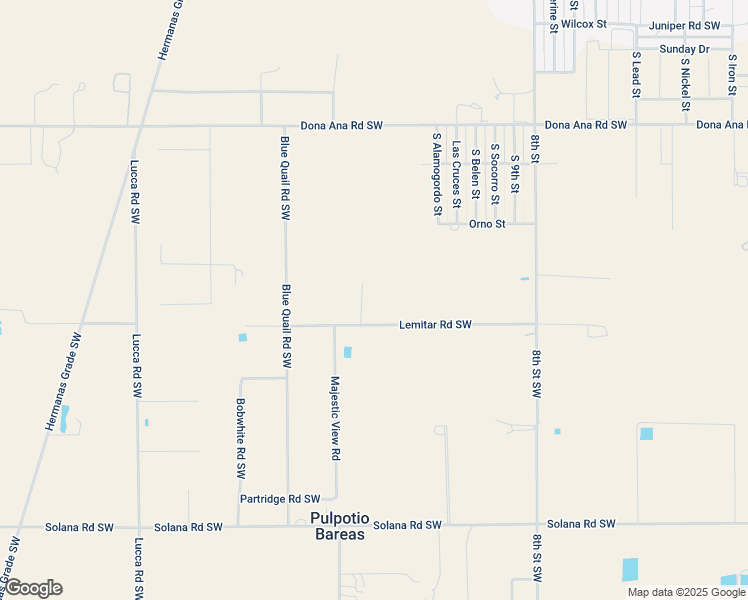 map of restaurants, bars, coffee shops, grocery stores, and more near 1401-1499 Lemitar Road Southwest in Deming